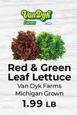 Sunset Foods Red & Green Leaf Lettuce offer