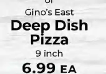 Sunset Foods Gino's East Deep Dish Pizza offer