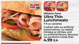 Sunset Foods Hillshire Farm Ultra Thin Lunchmeats offer