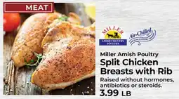 Sunset Foods Miller Amish Poultry Split Chicken Breasts with Rib offer
