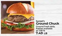 Sunset Foods Sunset's Ground Chuck offer