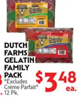 La Chiquita Food Market DUTCH FARMS GELATIN FAMILY PACK offer