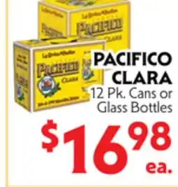 La Chiquita Food Market PACIFICO CLARA offer
