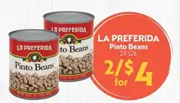 La Chiquita Food Market LA PREFERIDA Pinto Beans offer