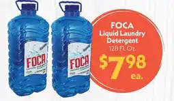 La Chiquita Food Market FOCA Liquid Laundry Detergent offer