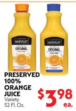 La Chiquita Food Market PRESERVED 100% ORANGE JUICE offer