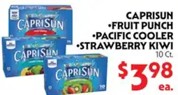 La Chiquita Food Market CAPRISUN •FRUIT PUNCH •PACIFIC COOLER •STRAWBERRY KIWI offer