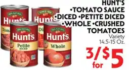 La Chiquita Food Market HUNT'S TOMATO SAUCE • Diced • Petite Diced • Whole • Crushed Tomatoes offer