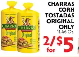 La Chiquita Food Market CHARRAS CORN TOSTADAS ORIGINAL offer