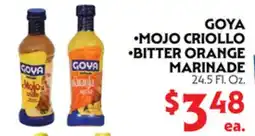 La Chiquita Food Market GOYA •MOJO CRIOLLO •BITTER ORANGE MARINADE offer