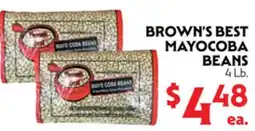 La Chiquita Food Market BROWN'S BEST MAYOCOBAB BEANS offer