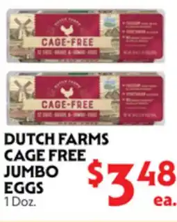 La Chiquita Food Market DUTCH FARMS CAGE FREE JUMBO EGGS offer