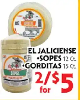 La Chiquita Food Market EL JALICIENSE • SOPES 12 Ct. • GORDITAS 15 Ct offer