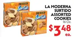 La Chiquita Food Market LA MODERNA SURTIDO ASSORTED COOKIES offer