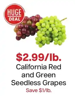 Lunds & Byerlys California Red and Green Seedless Grapes offer