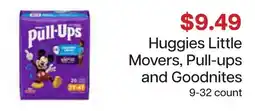 Lunds & Byerlys Huggies Little Movers, Pull-ups and Goodnites offer
