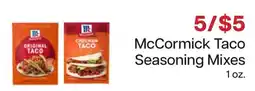 Lunds & Byerlys McCormick Taco Seasoning Mixes offer