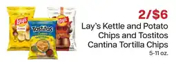 Lunds & Byerlys Lay's Kettle and Potato Chips and Tostitos Cantina Tortilla Chips offer
