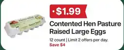 Lunds & Byerlys Contented Hen Pasture Raised Large Eggs offer