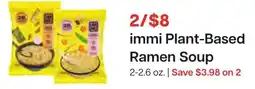 Lunds & Byerlys immi Plant-Based Ramen Soup offer