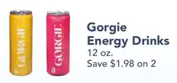 Lunds & Byerlys Gorgie Energy Drinks offer