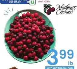 Albertsons Northwest Cherries offer