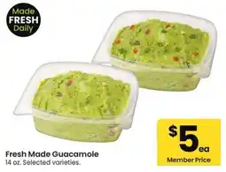Albertsons Fresh Made Guacamole offer