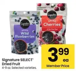 Albertsons Signature Select Dried Fruit offer