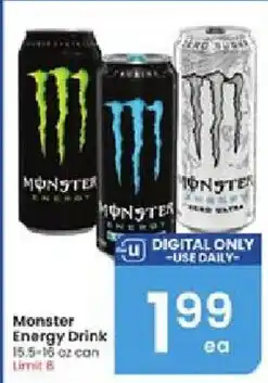 Albertsons Monster Energy Drink offer