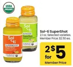 Albertsons Sol-ti SuperShot offer
