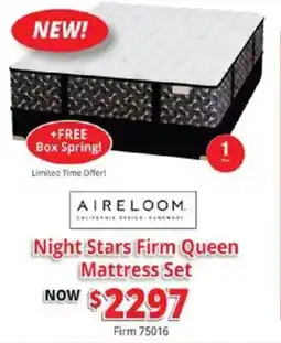ABC Warehouse Aireloom Night Stars Firm Queen Mattress Set offer