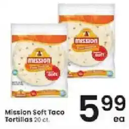 Albertsons Mission Soft Taco Tortillas offer