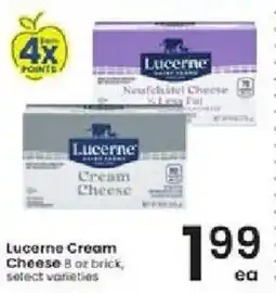 Albertsons Lucerne cream cheese offer