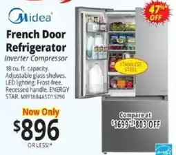 ABC Warehouse Midea French Door Refrigerator offer