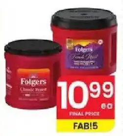 Albertsons Folgers French Roast offer
