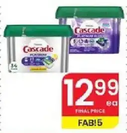 Albertsons Cascade platinum plus offer
