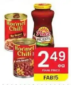 Albertsons Hormel chili offer
