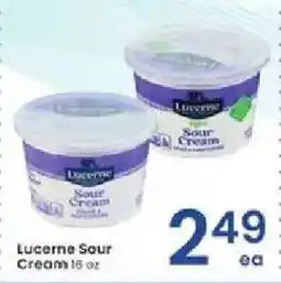 Albertsons Lucerne Sour Cream offer