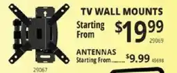 ABC Warehouse tv wall mounts offer