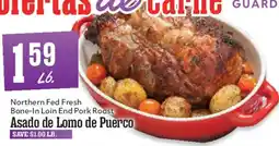 Market Basket Northern Fed Fresh Bone-In Loin End Pork Roast offer