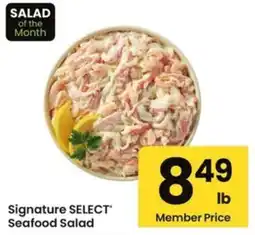 Albertsons Signature Select Seafood Salad offer