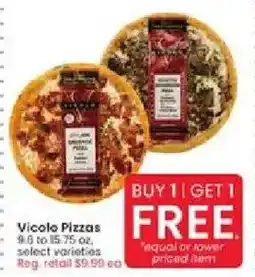 Albertsons Vicolo Pizzas offer