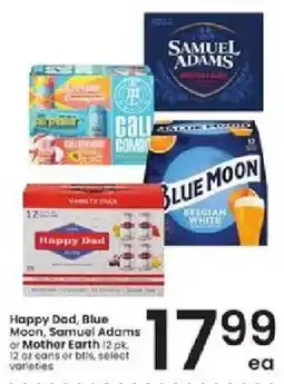 Albertsons Happy Dad, Blue Moon, Samuel Adams or Mother Earth offer