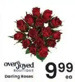 Albertsons Overjoyed Boutique Darling Roses offer