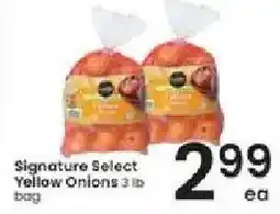 Albertsons Signature Select Yellow Onions offer