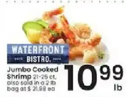 Albertsons Waterfront Bistro Jumbo Cooked Shrimp offer