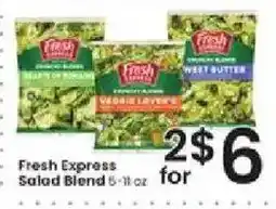 Albertsons Fresh Express Salad Blend offer