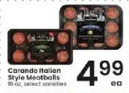 Albertsons Carando Italian Style Meatballs offer