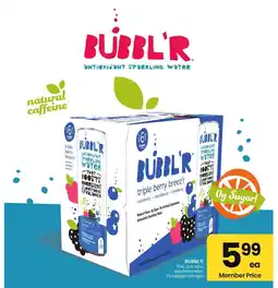 Albertsons Bubbl'r antioxidant sparkling water offer