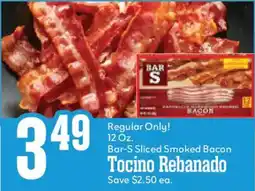 Market Basket Bar-s sliced smoked bacon offer
